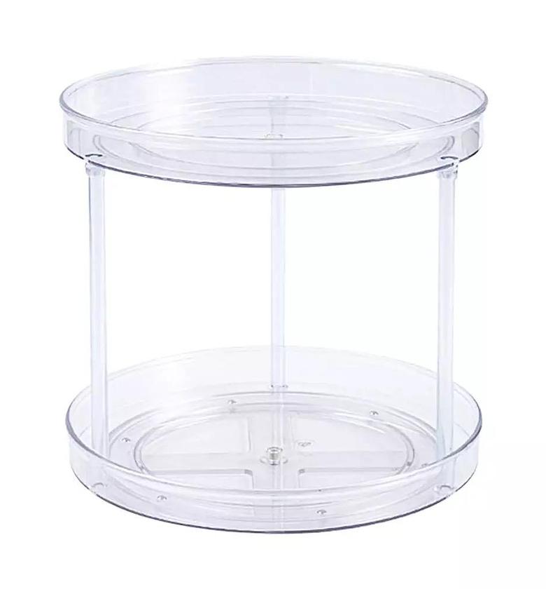 Clear Double Tier Lazy Susan image