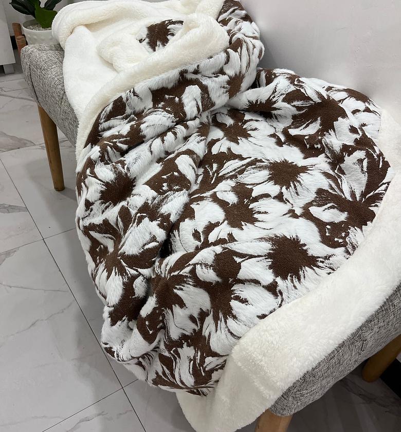 Faux Fur Throw Blanket image