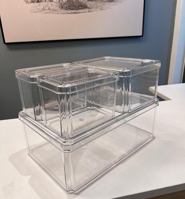 Clear Storage Containers. (4-Piece Set) image