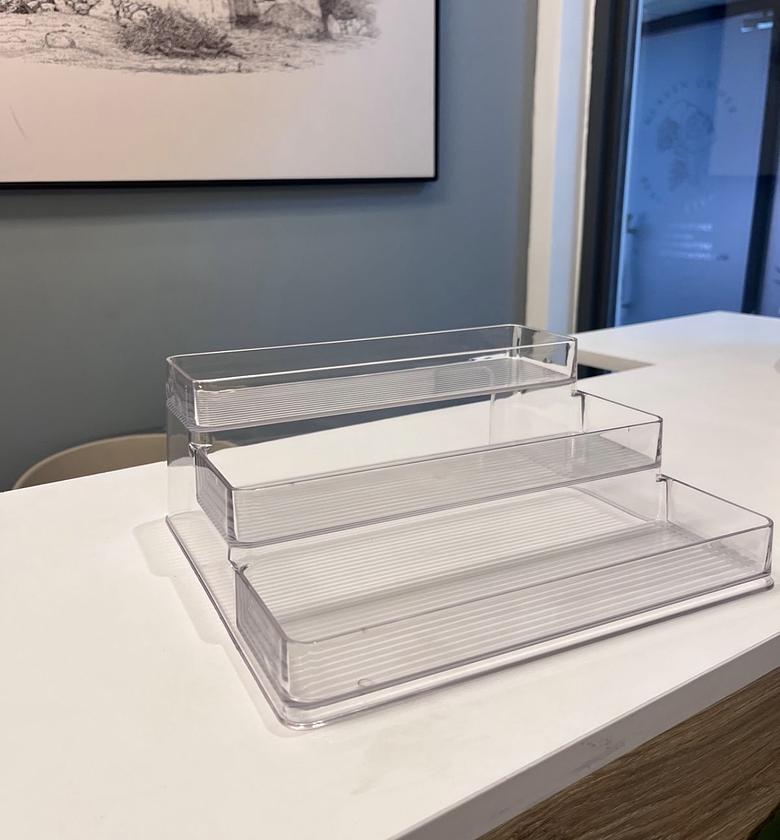 3 Tier clear rack image