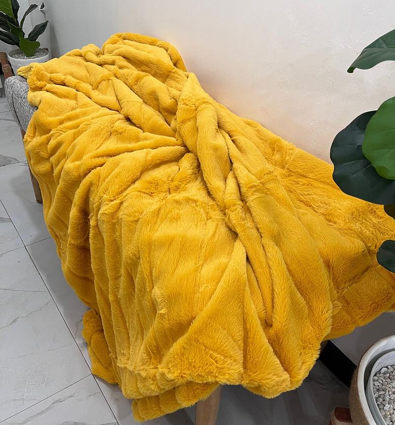 Faux Fur Throw Blanket image