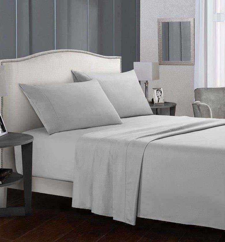 Grey King size Bedsheet image