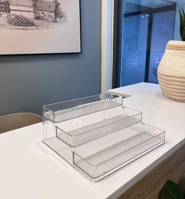 3 Tier clear rack image