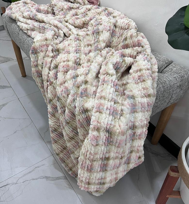 Faux Fur Throw Blanket image