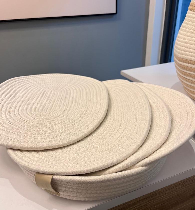 Cotton Rope Placemats (White) image