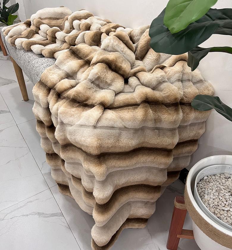 Faux Fur Throw Blanket  image