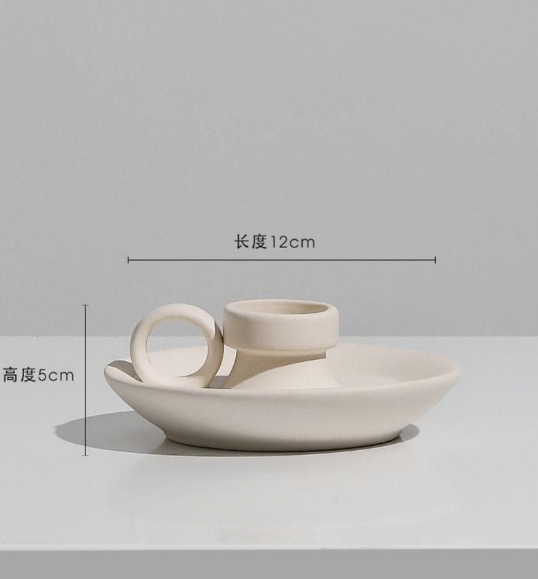 Ceramic candle holder image