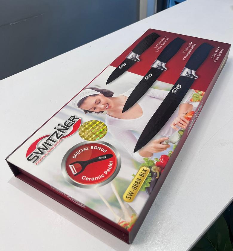 Knife Set Black image