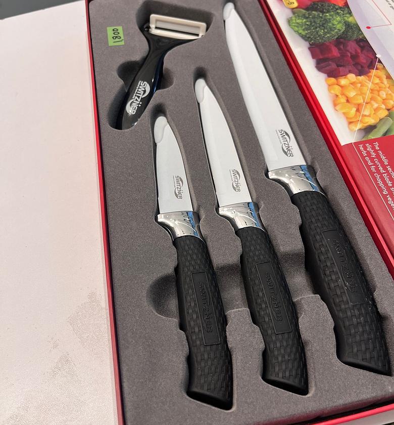 Knife Set White/Black image
