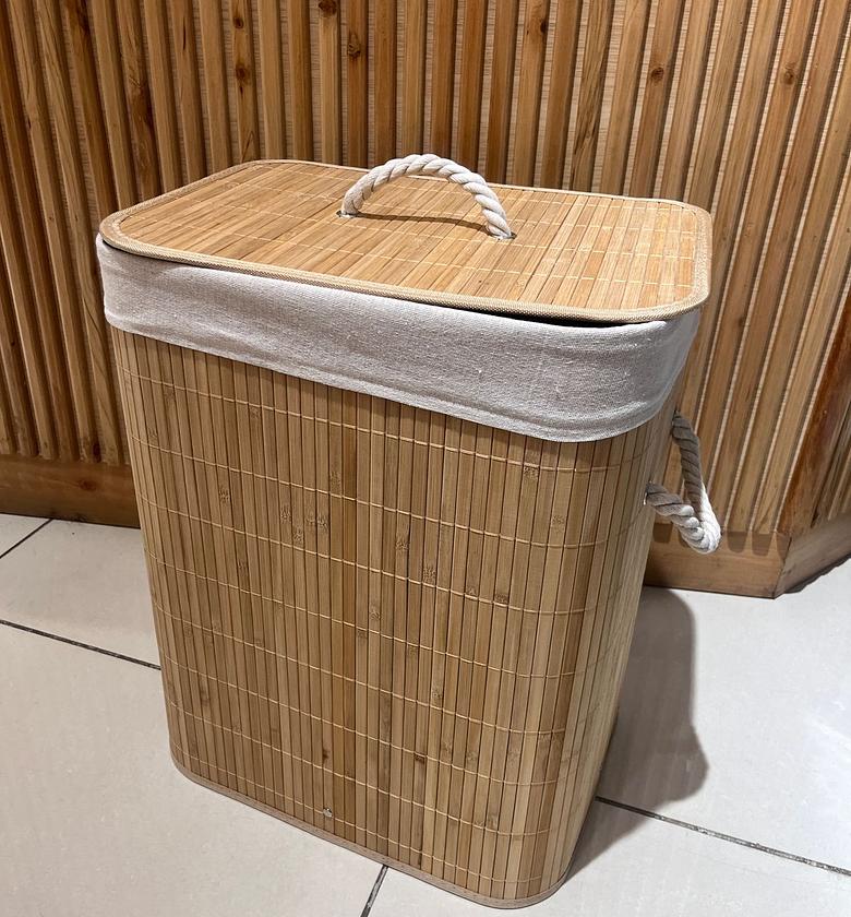 Bamboo Laundry Basket image