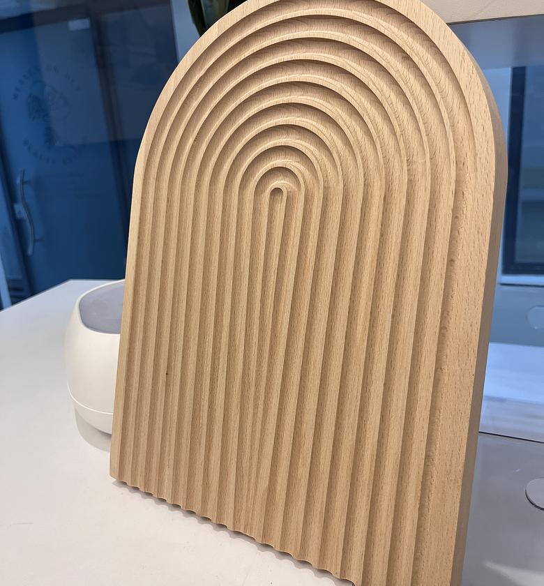 Wood tray cutting board image