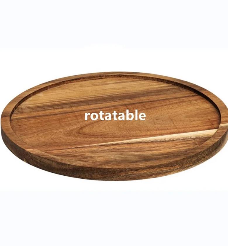 Wood lazy Susan  image